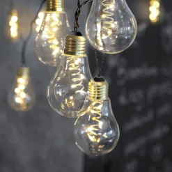 LED-valoketju Glow lasia, kirkas