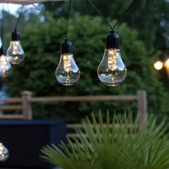 LED-valoketju Glow, paristokäyttöinen, kirkas
