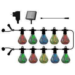 LED-valoketju Marcus multi, aloituspaketti, 3 m, aurinko/pistoke