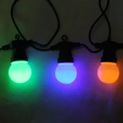 LED-valoketju Nirvana, 20 valoa, värikäs, IP44