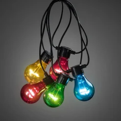LED-valoketju olutpuutarhan jatke, värikäs
