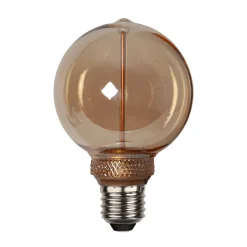 LED-valonlähde DecoLED One G80 E27 2 W keltainen 1,800K 3-vaiheinen