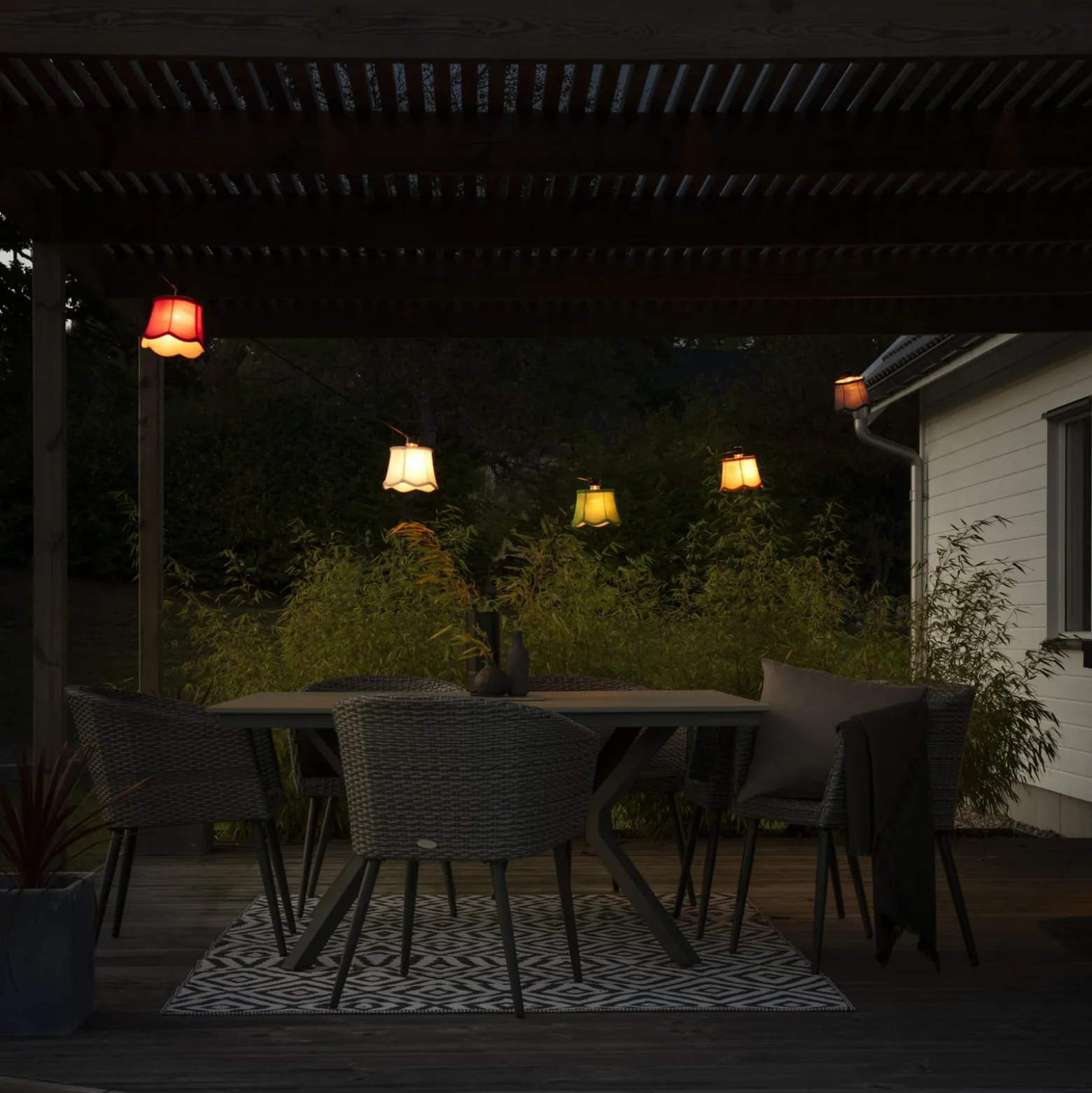 LED-valosarjasysteemin Party-Basis-perussetti, monivärinen, IP44