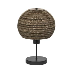 LEDVANCE Ball pöytävalaisin, ruskea, aaltopahvi, teräs, E27