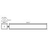 LEDVANCE Cabinet Corner kaapinalainen valaisin 35cm 2 kpl