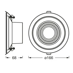 Ledvance Decor Filament Ripple -LED-alasvalo