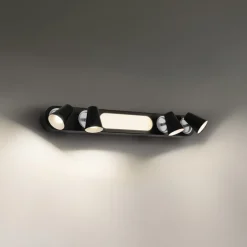 LEDVANCE LED-kattovalaisin Neptune, 4 spottia, musta