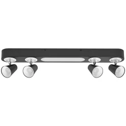 LEDVANCE LED-kattovalaisin Neptune, 4 spottia, musta