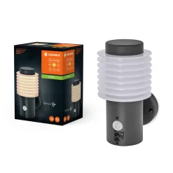 LEDVANCE LED-seinävalaisin Endura Style Rondo tummanharmaa Sensor