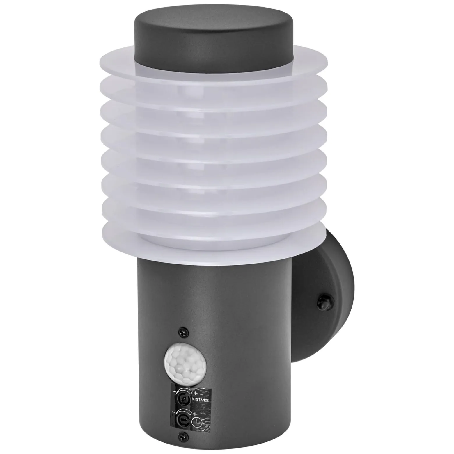 LEDVANCE LED-seinävalaisin Endura Style Rondo tummanharmaa Sensor