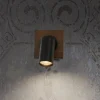 LEDVANCE LED-seinävalaisin Mercury GU10, puu/musta