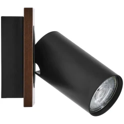 LEDVANCE LED-seinävalaisin Mercury GU10, puu/musta