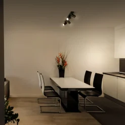 LEDVANCE Octagon LED-valonheitin, musta, metalli, 60 cm, GU10