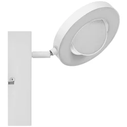 LEDVANCE Saturn CCT LED-seinävalaisin, kytkin, valkoinen