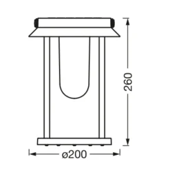 LEDVANCE SMART+ BT Table Lantern Solar Multicolor