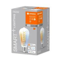 LEDVANCE SMART+ WiFi E27 8W Edison kirkas 827-865