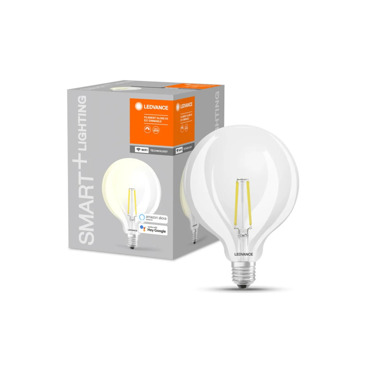 LEDVANCE SMART+ WiFi Filament E27 6W 827 G125