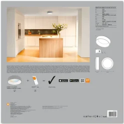 LEDVANCE SMART+ WiFi Orbis Cylinder CCT harmaa