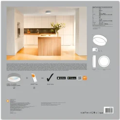 LEDVANCE SMART+ WiFi Orbis Cylinder CCT harmaa