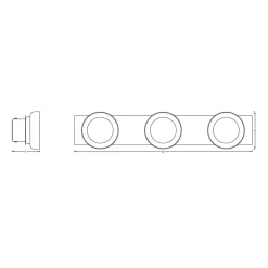 LEDVANCE SMART+ WiFi Orbis Wall Round, pituus 48cm