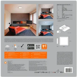 LEDVANCE SMART+ WiFi Planon Plus, CCT, 30 x 30 cm, 30 x 30 cm