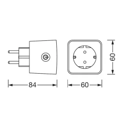 LEDVANCE SMART+ ZigBee yövalo pistoke EU