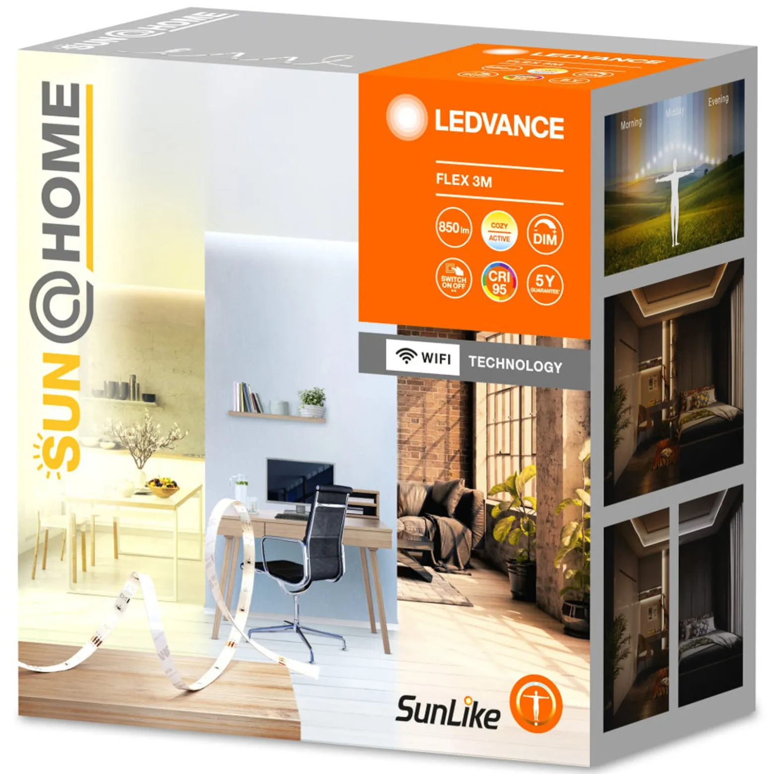 LEDVANCE SUN@Home Flex, LED-nauha, pituus 3 metriä