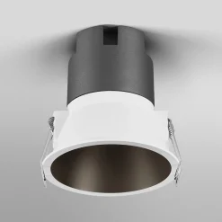 LEDVANCE Twist-uppospotti Ø9,3cm 840 valk./musta