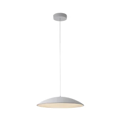 LENTE-LED-riippuvalaisin, valkoinen, Ø 50 cm, metalli, Switchdim