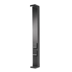 Lerna LED polkuvalaisin, korkeus 100 cm, CCT, harmaa, pistorasiat