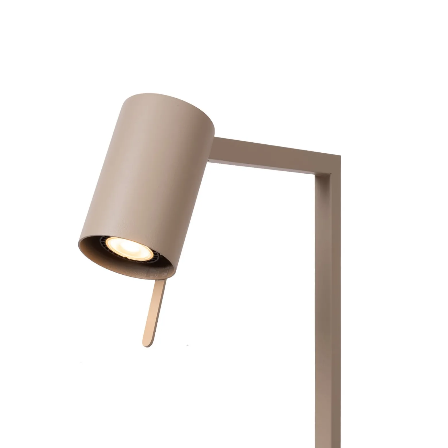 Lesley-lattiavalaisin, taupe, korkeus 130 cm, metalli