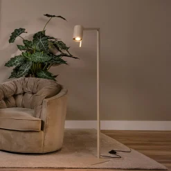 Lesley-lattiavalaisin, taupe, korkeus 130 cm, metalli