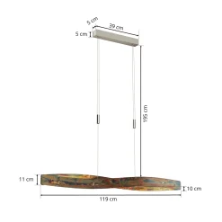 Lian LED-riippuvalaisin hapettuneella pinnalla