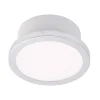 LightMe kattovalaisin Aqua Uno, Ø 11 cm, hopealevy, IP44