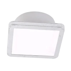 LightMe kattovalaisin Aqua Uno, 11x11cm, hopealevy, IP44