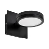 LIGHTME-LED-seinävalaisin Aqua down 1 lamppu musta