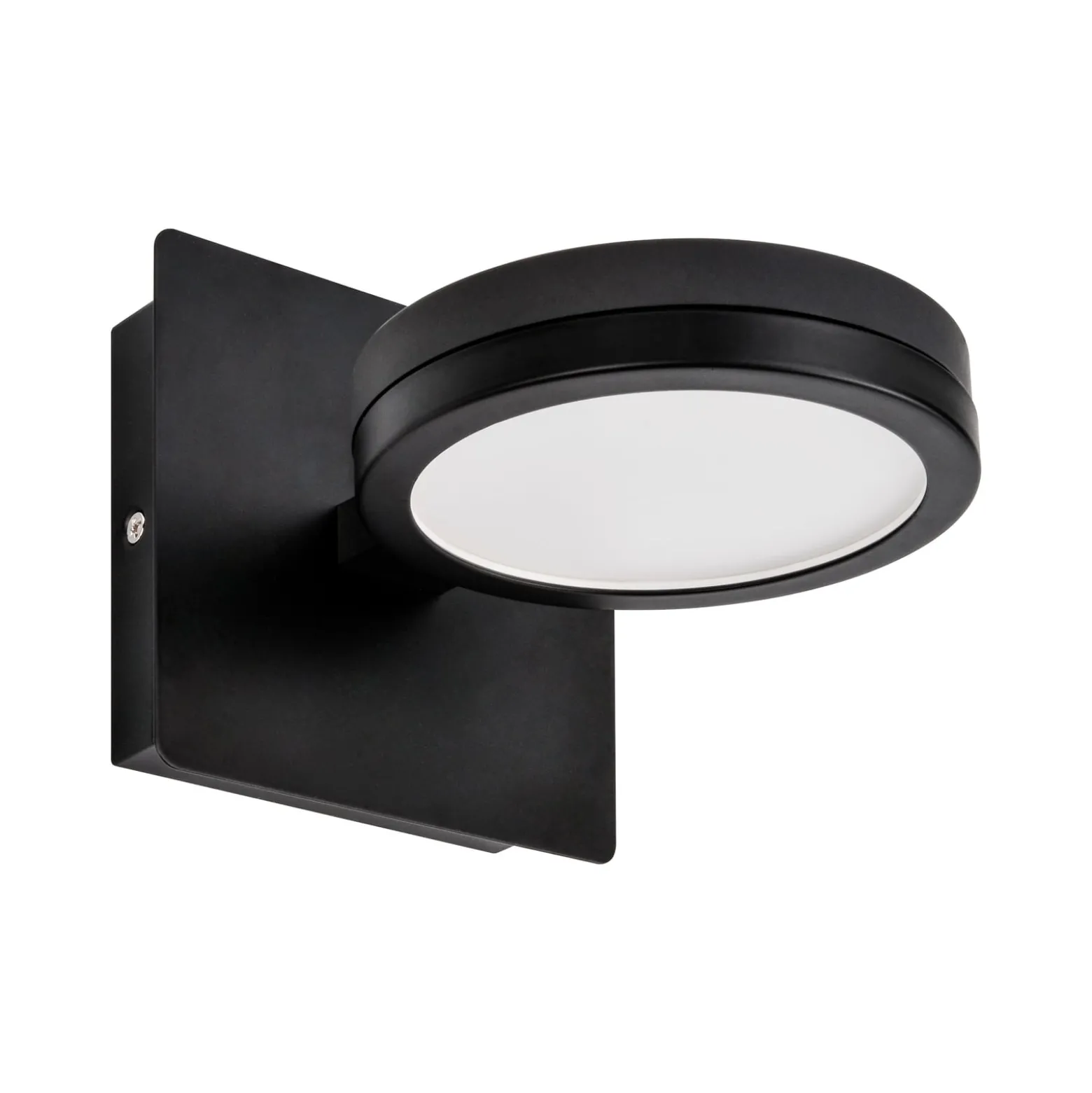 LIGHTME-LED-seinävalaisin Aqua down 1 lamppu musta