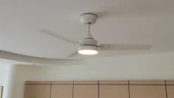 Lindby Aerallo LED-kattotuuletin, valkoinen, CCT, hiljainen