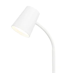 Lindby Ailina LED-pöytälamppu, korkeus 36 cm, valkoinen, himmennettävä