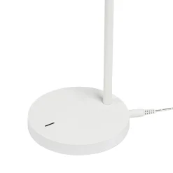 Lindby Ailina LED-pöytälamppu, korkeus 36 cm, valkoinen, himmennettävä