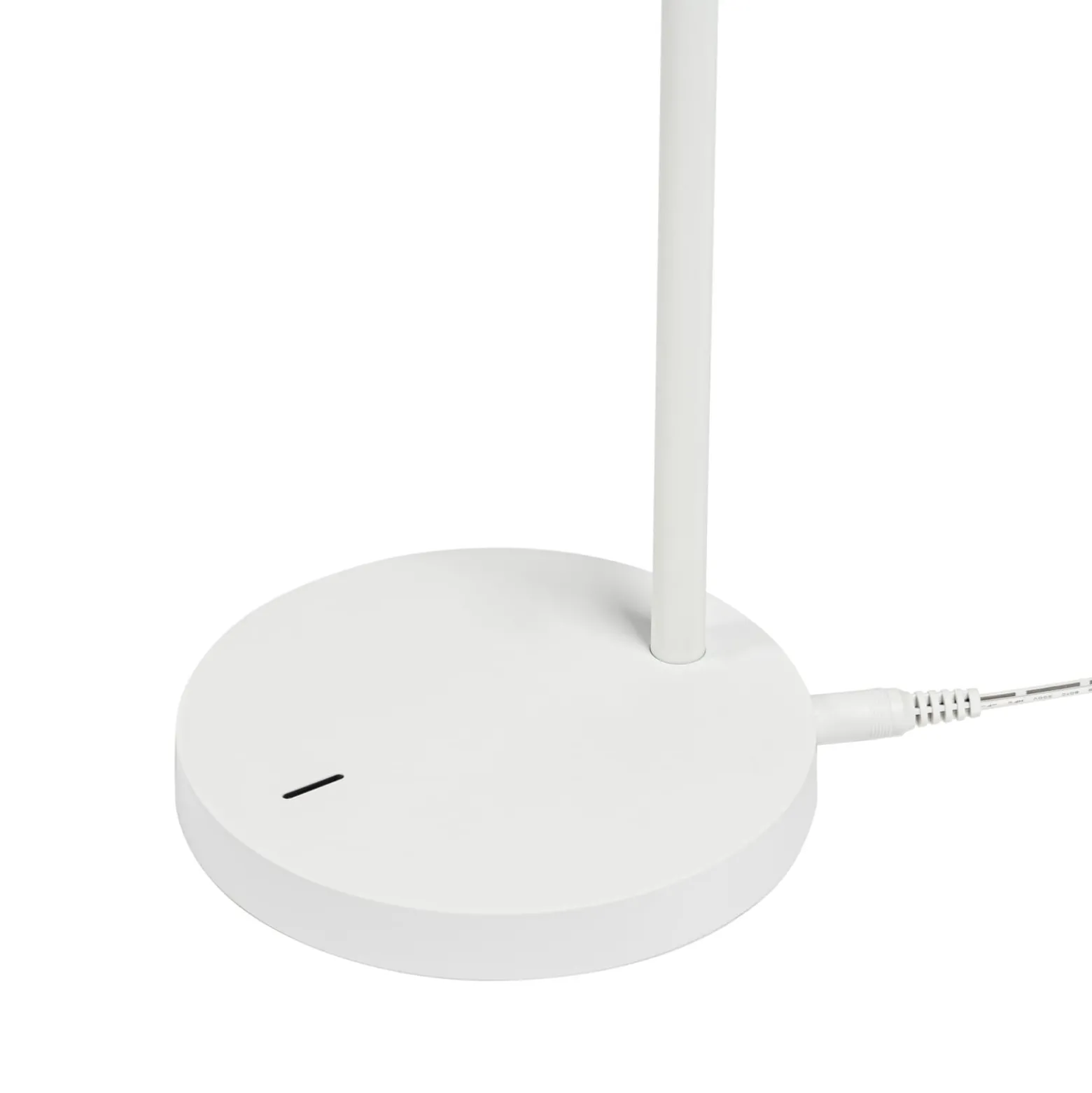 Lindby Ailina LED-pöytälamppu, korkeus 36 cm, valkoinen, himmennettävä