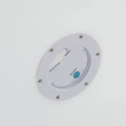 Lindby Akku-LED-ulkovalaisin Cubara, RGB, kuutio, muovi