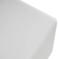 Lindby Akku-LED-ulkovalaisin Cubara, RGB, kuutio, muovi