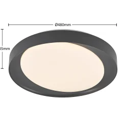 Lindby Alyano-LED-kattovalaisin RGB CCT, himmennys