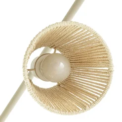 Lindby Anuva -kattokohdevalo, 86 cm, 5-lamppuinen, beige, paperi