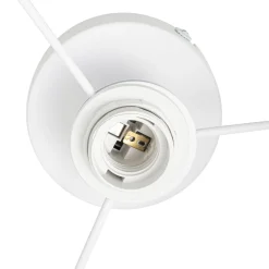 Lindby Aralena kattovalaisin, valkoinen, metallia, Ø 26 cm