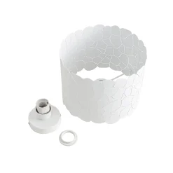Lindby Aralena kattovalaisin, valkoinen, metallia, Ø 26 cm