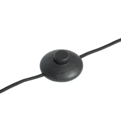Lindby Aralena lattiavalaisin, musta/kulta, korkeus 143,5 cm
