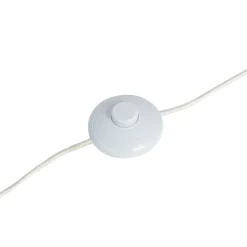 Lindby Aralena lattiavalaisin, valkoinen, metallia, korkeus 143,5 cm