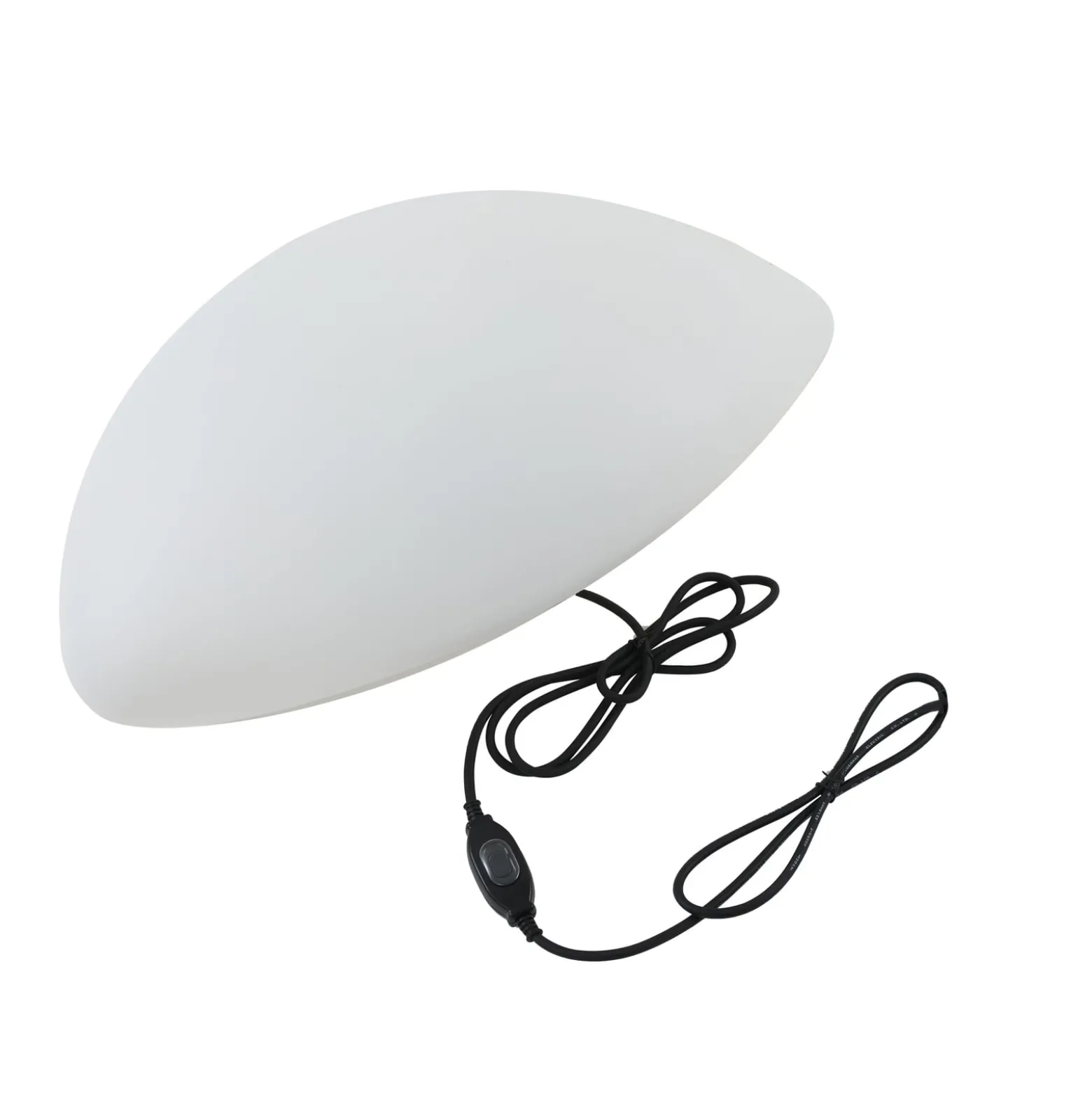 Lindby Arani -ulkopohjavalaisin, valkoinen, muovi, pistoke